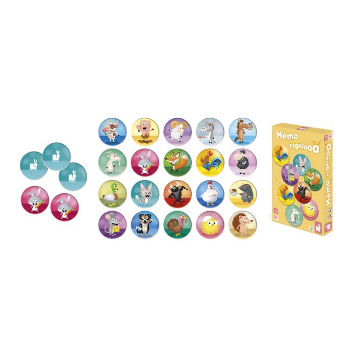 MEMO RIGOLOO - JUEGO DE MEMORIA JANOD -