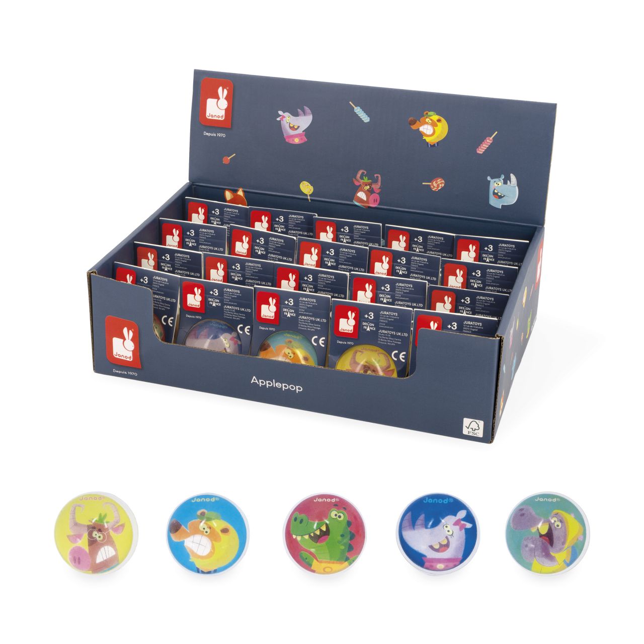 PELOTA SALTARINA - APPLEPOP - JANOD