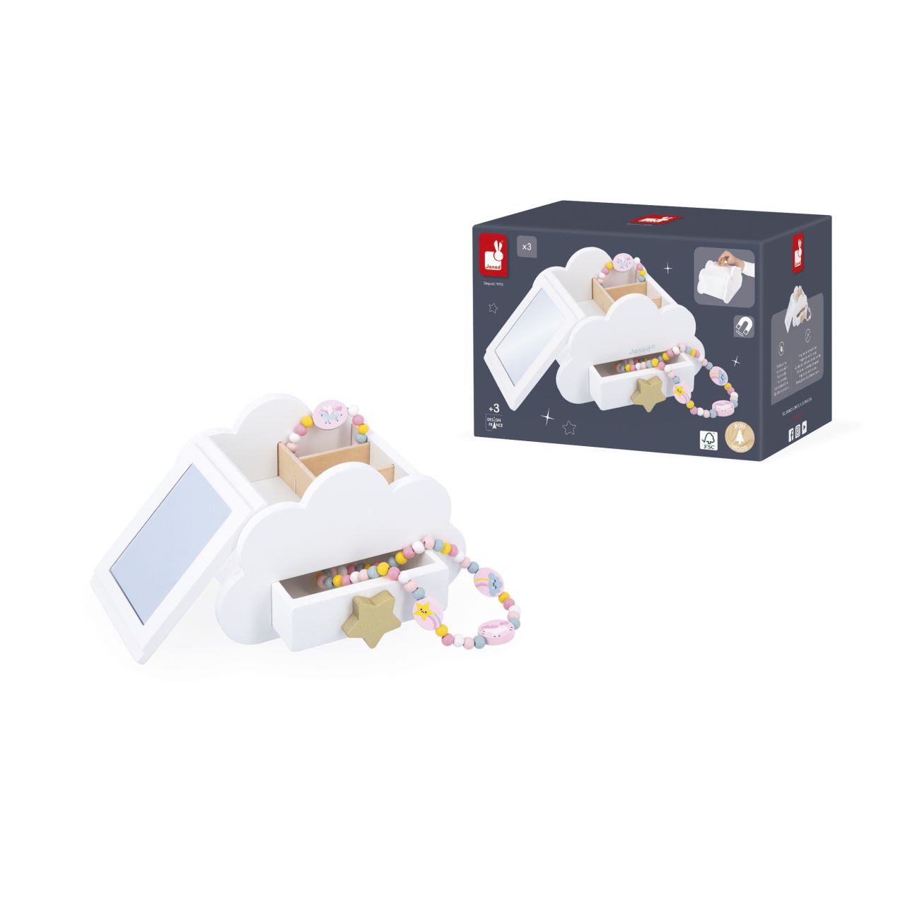 JOYERO DE MADERA UNICORNIO - JANOD -