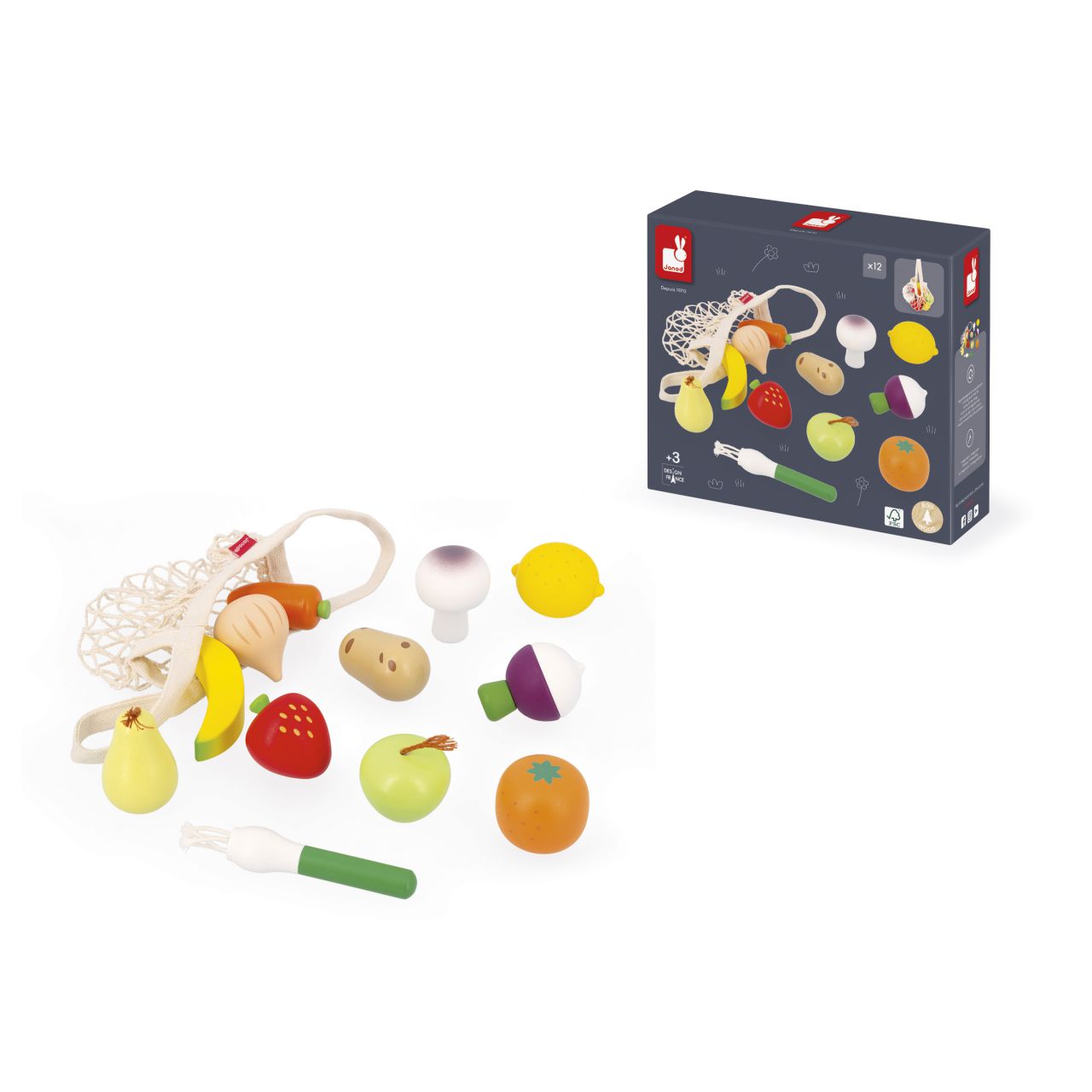 BOLSA FRUTAS + VERDURAS- ABUELITA ALEGRE - JANOD