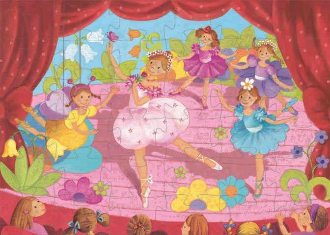 BAILARINA- PUZZLE 36 PIEZAS - CAJA SILUETA