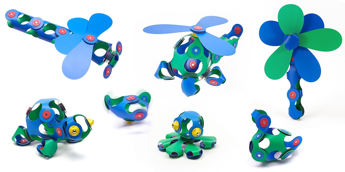 CLIXO CREW PACK- GREEN+BLUE - 30 PIEZAS