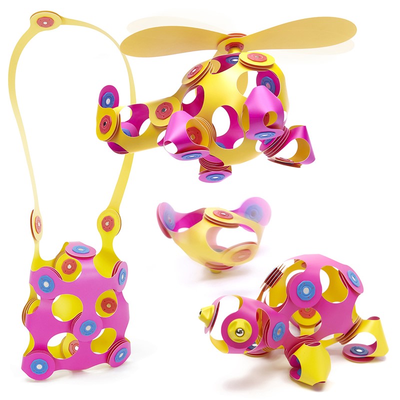 CLIXO CREW PACK - YELLOW+PINK - 30 PIEZAS