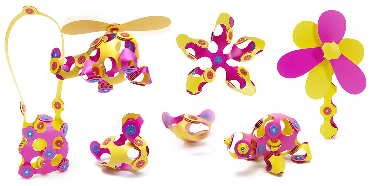 CLIXO CREW PACK - YELLOW+PINK - 30 PIEZAS