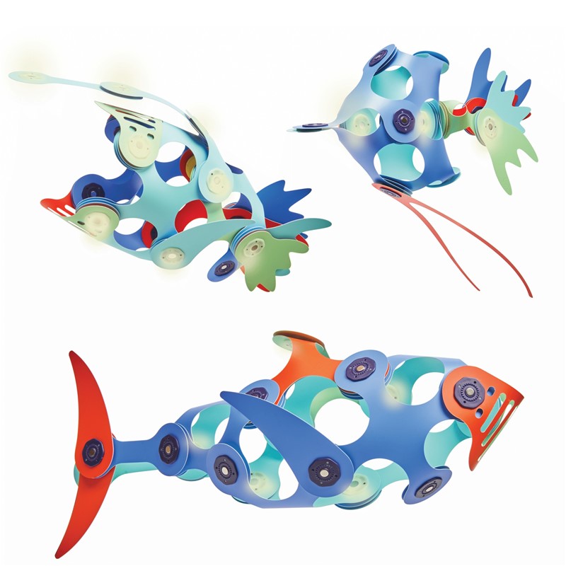 CLIXO - OCEAN CREATURES PACK - 24 PIEZAS
