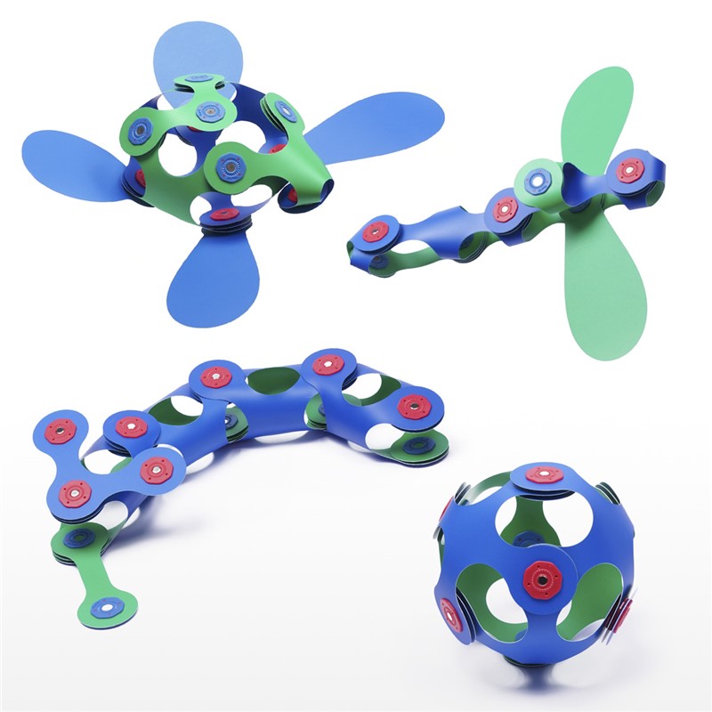CLIXO ITSY PACK - GREEN + BLUE - 18 PIEZAS