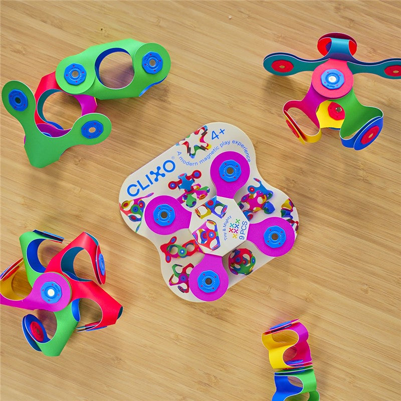 CLIXO MINI PACK - TINY& MIGHTY- 9 PIEZAS
