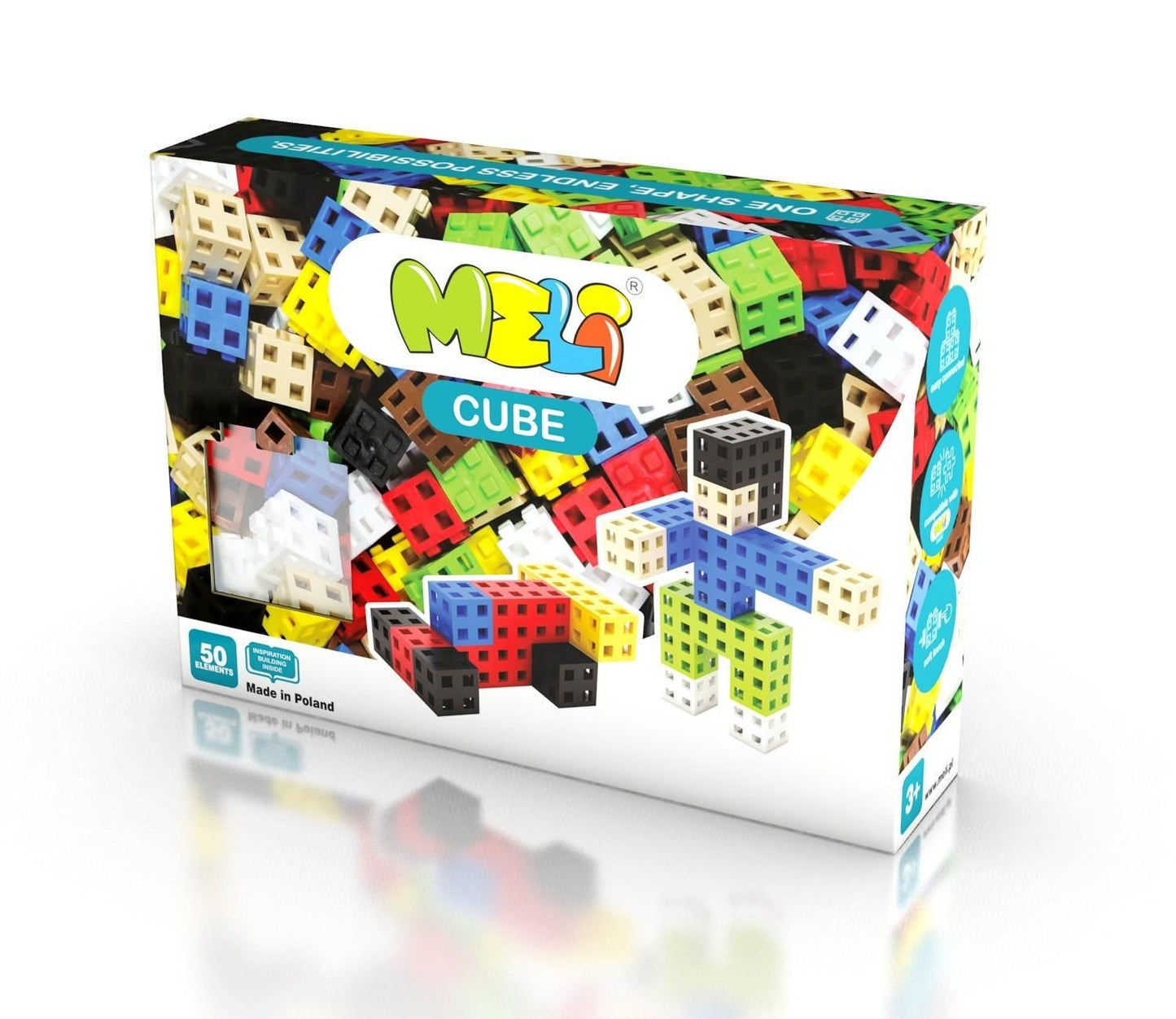 MELI CUBE - 50 PIEZAS -
