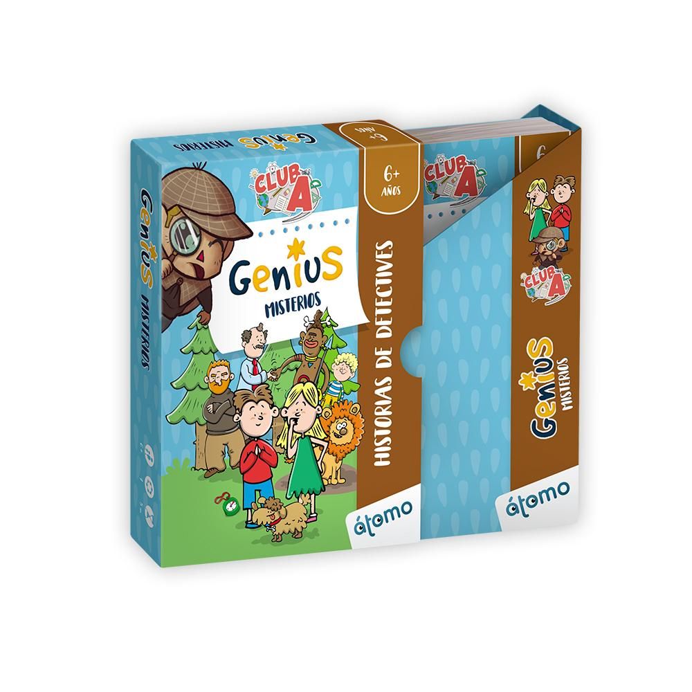GENIUS MISTERIOS: HISTORIAS DE DETECTIVES - CLUB A- ÁTOMO GAMES