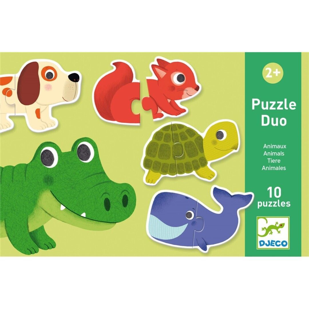 PUZZLE DÚO ANIMALES- DJECO