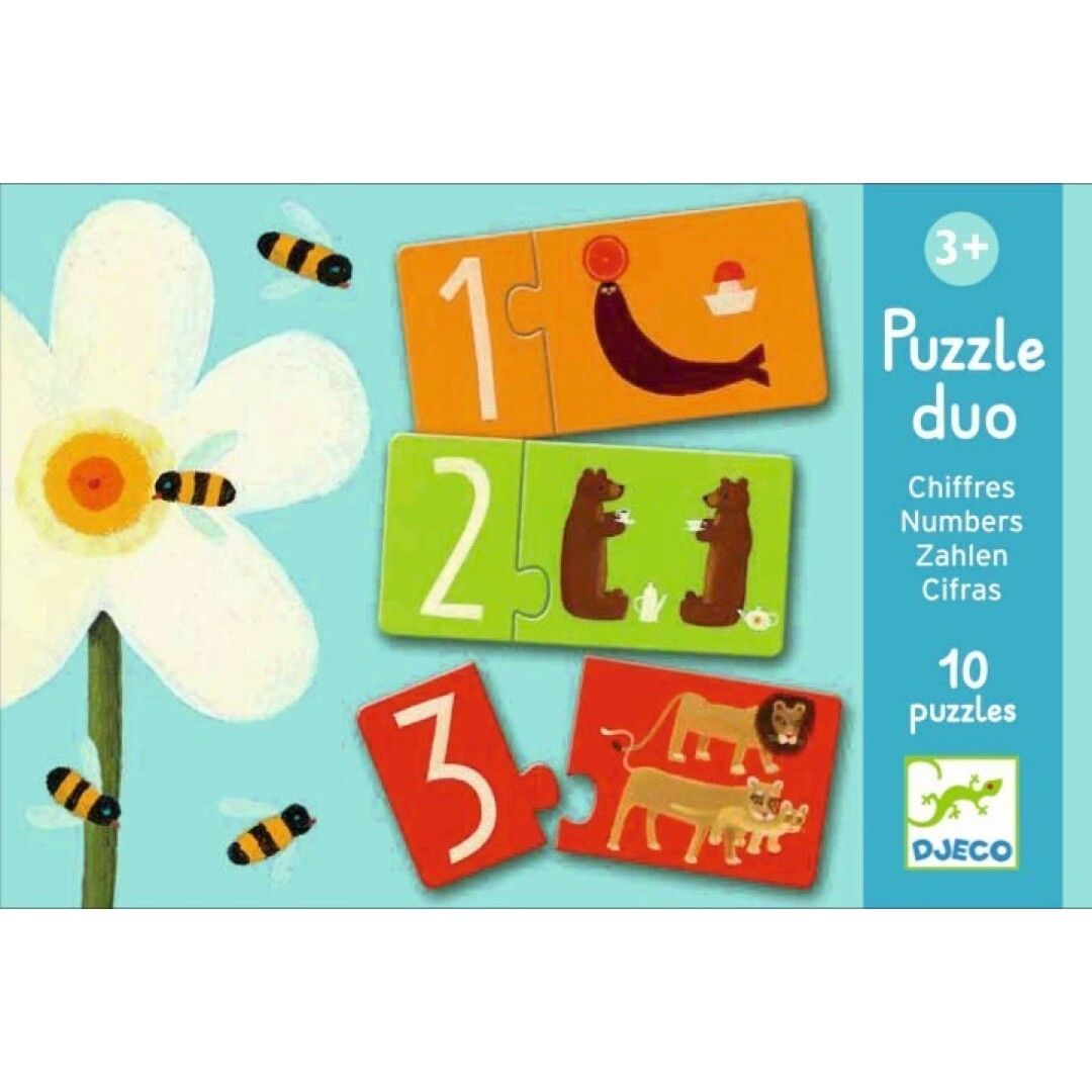 PUZZLE DÚO NÚMEROS - DJECO