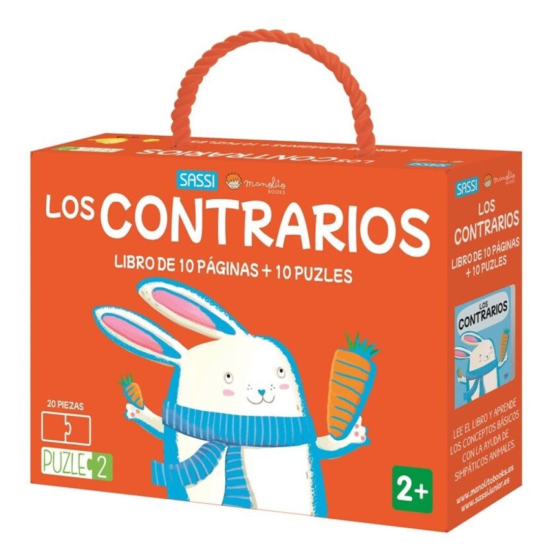 LOS CONTRARIOS- LIBRO + 10 PUZZLES - MANOLITO BOOKS
