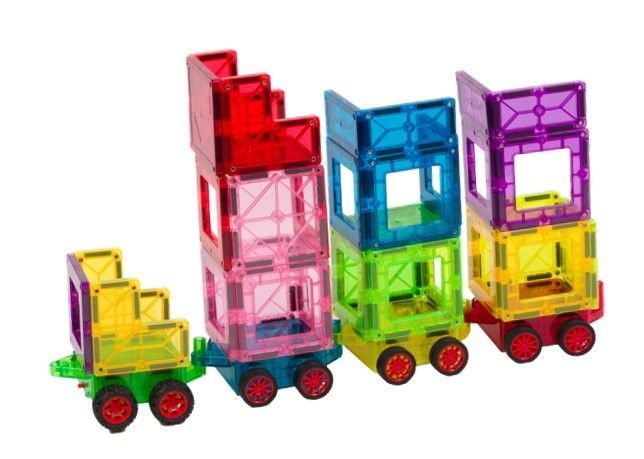 IMANIX - TREN CON VAGONES - 38 PIEZAS