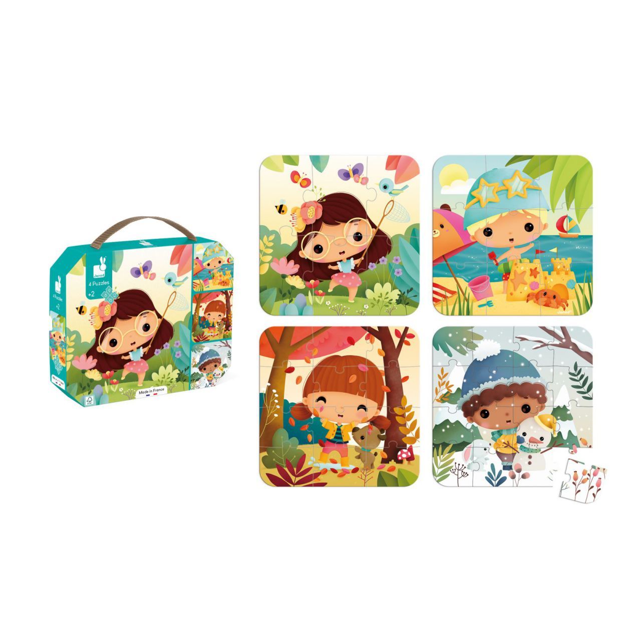 PUZZLES EVOLUTIVOS "LAS CUATRO ESTACIONES" - JANOD