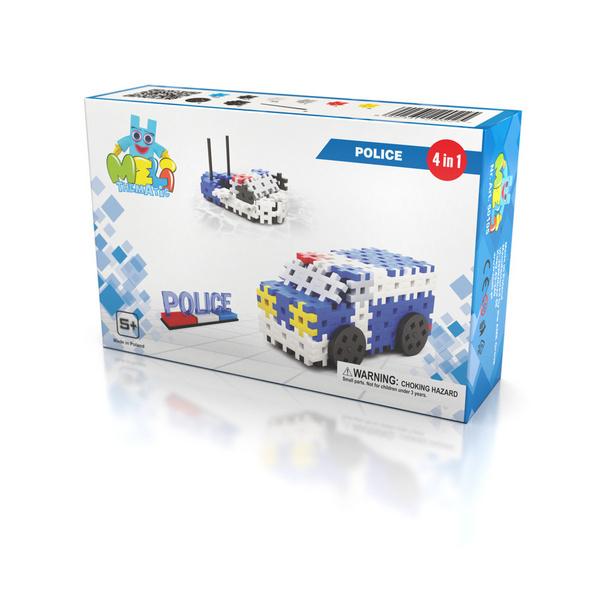 MELI BASIC 4EN1 -POLICIA - 160 PIEZAS