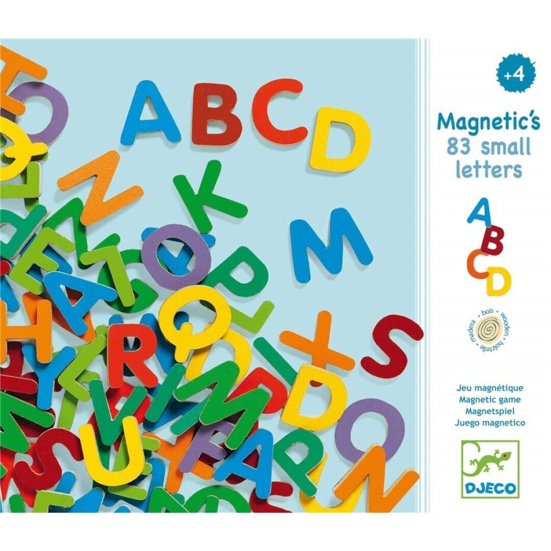 LETRAS MAGNÉTICAS DE MADERA -DJECO