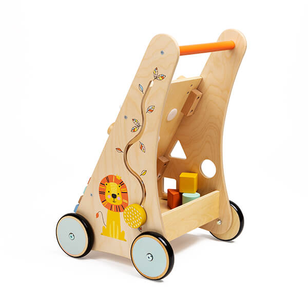 CAMINADOR DE MADERA CON 6 ACTIVIDADES