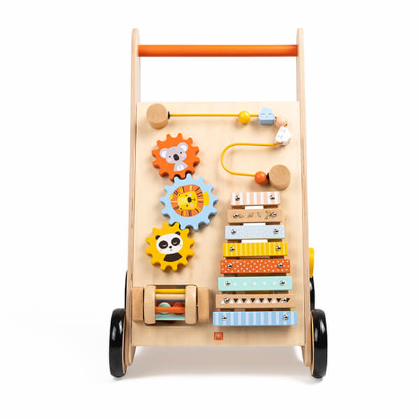 CAMINADOR DE MADERA CON 6 ACTIVIDADES