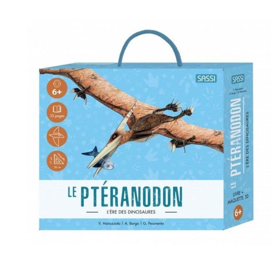 PTERANODON - MAQUETA 3D + LIBRO - MANOLITO BOOKS
