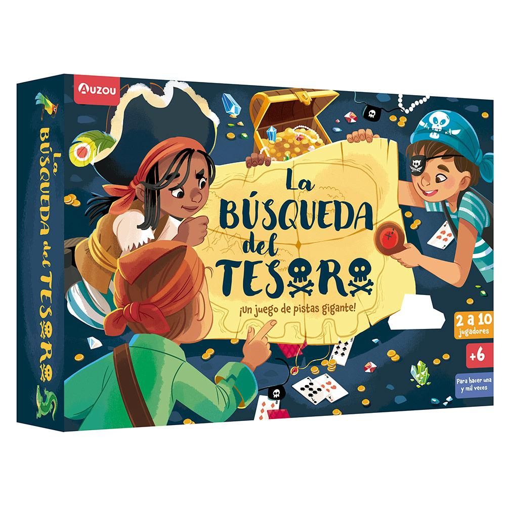 LA BÚSQUEDA DEL TESORO - UN JUEGO DE PISTAS GIGANTES- AUZOU