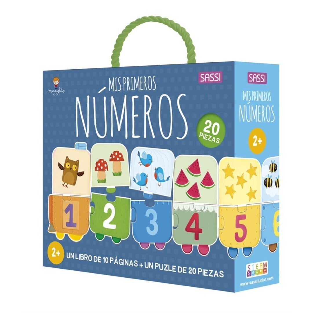 MIS PRIMEROS NÚMEROS - LIBRO+PUZZLE - MANOLITO BOOKS