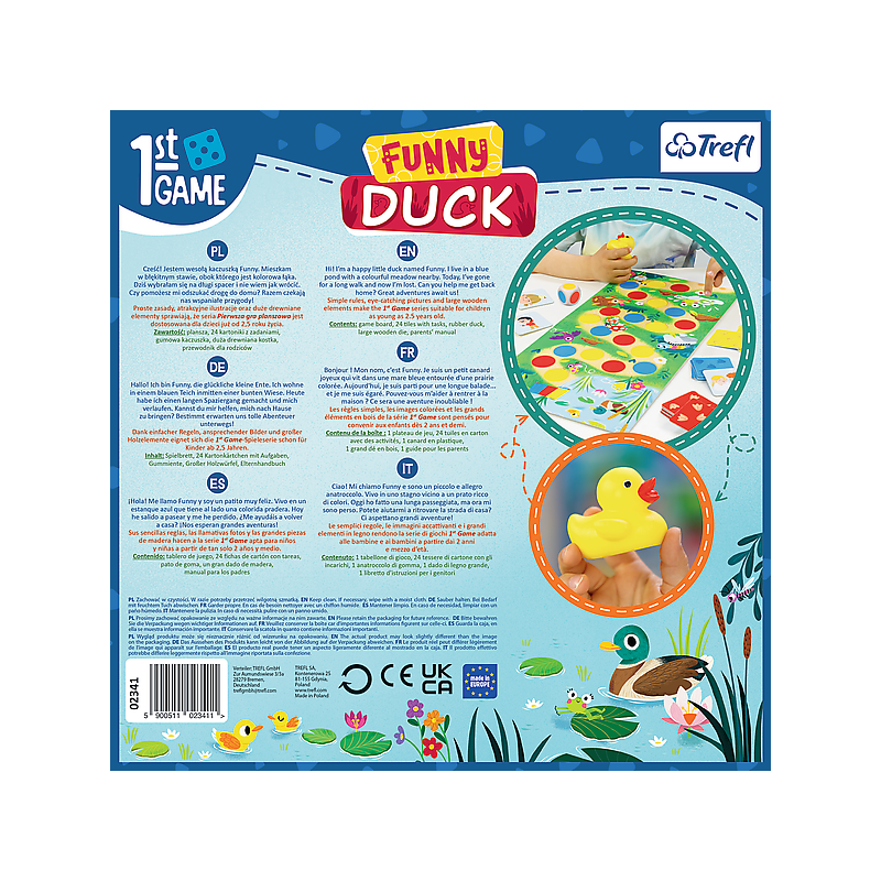 FUNNY DUCK - MIS PRIMEROS JUEGOS DE MESA - TREFL