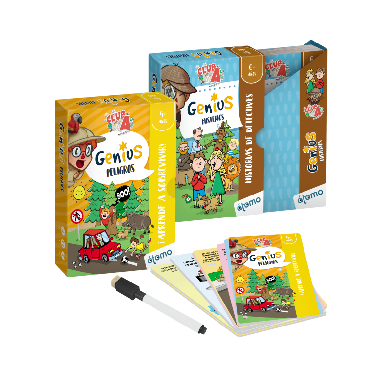 GENIUS MISTERIOS: HISTORIAS DE DETECTIVES - CLUB A- ÁTOMO GAMES