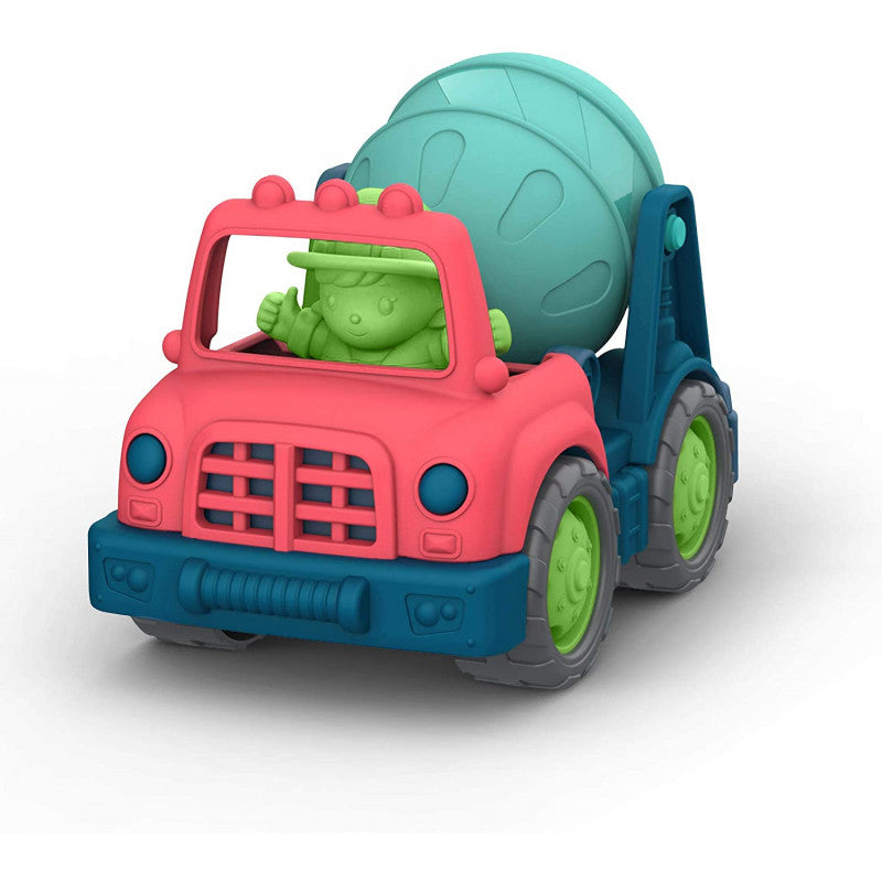 SET VEHÍCULOS DE CONSTRUCCIÓN + 3 PERSONAJES - WONDER WHEELS