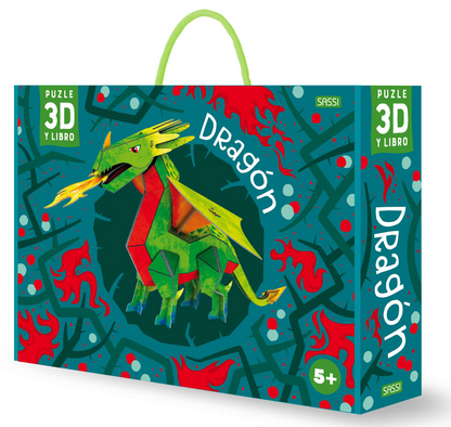DRAGÓN - PUZZLE 3D + LIBRO - MANOLITO BOOKS