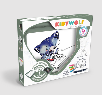 KIDYDRAW PRO - TABLETA PARA DIBUJAR 2 EN 1 - KIDYWOLF