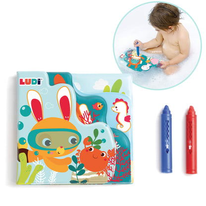 LIBRO DE BAÑO PARA COLOREAR