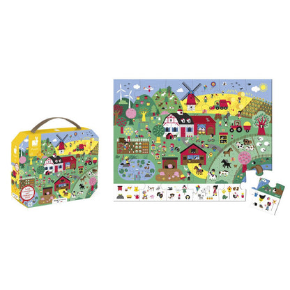 PUZZLE DE OBSERVACIÓN "LA GRANJA" - 24 PIEZAS - JANOD