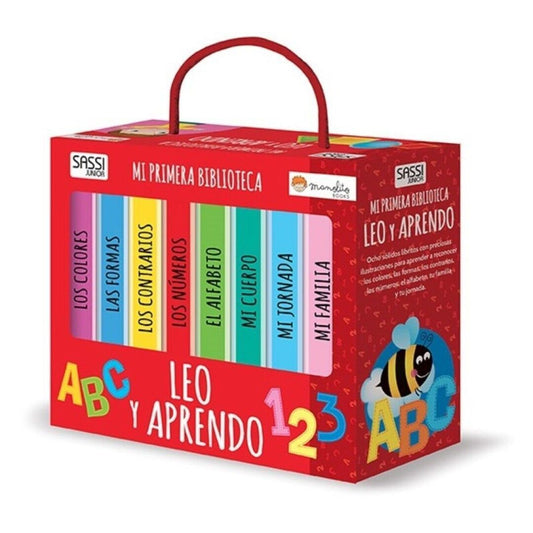 MI PRIMERA BIBLIOTECA - LEO Y APRENDO - MANOLITO BOOKS