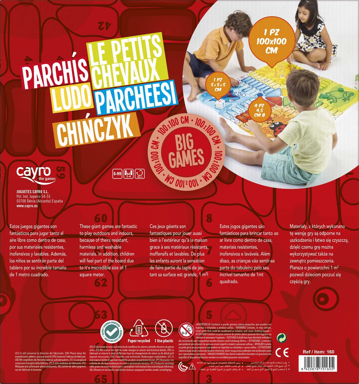 PARCHIS GIGANTE -CAYRO -