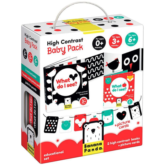 BABY PACK ALTO CONTRASTE - BANANA PANDA