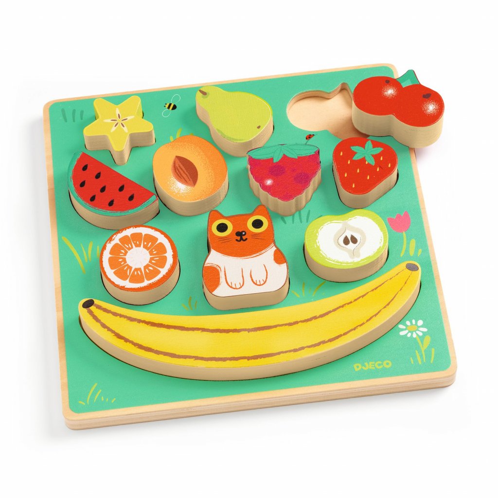 PUZZLE+JUEGO DE EQUILIBRIO - FRUTAS