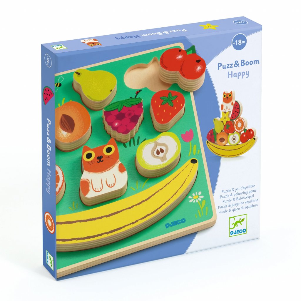 PUZZLE+JUEGO DE EQUILIBRIO - FRUTAS