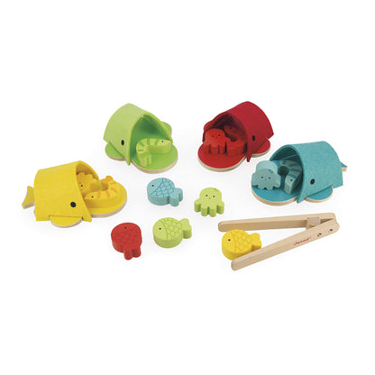 BALLENAS -CLASIFICACIÓN DE COLORES - JUEGOS PEDAGÓGICOS JANOD