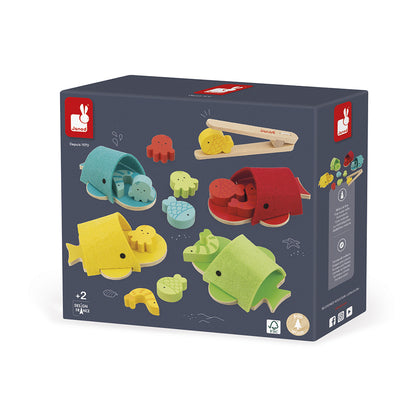 BALLENAS -CLASIFICACIÓN DE COLORES - JUEGOS PEDAGÓGICOS JANOD