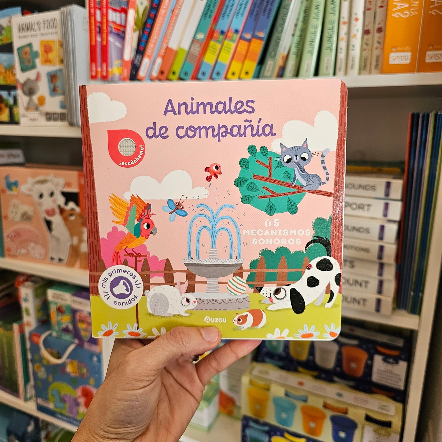 LIBRO CON SONIDOS: ANIMALES DE COMPAÑÍA