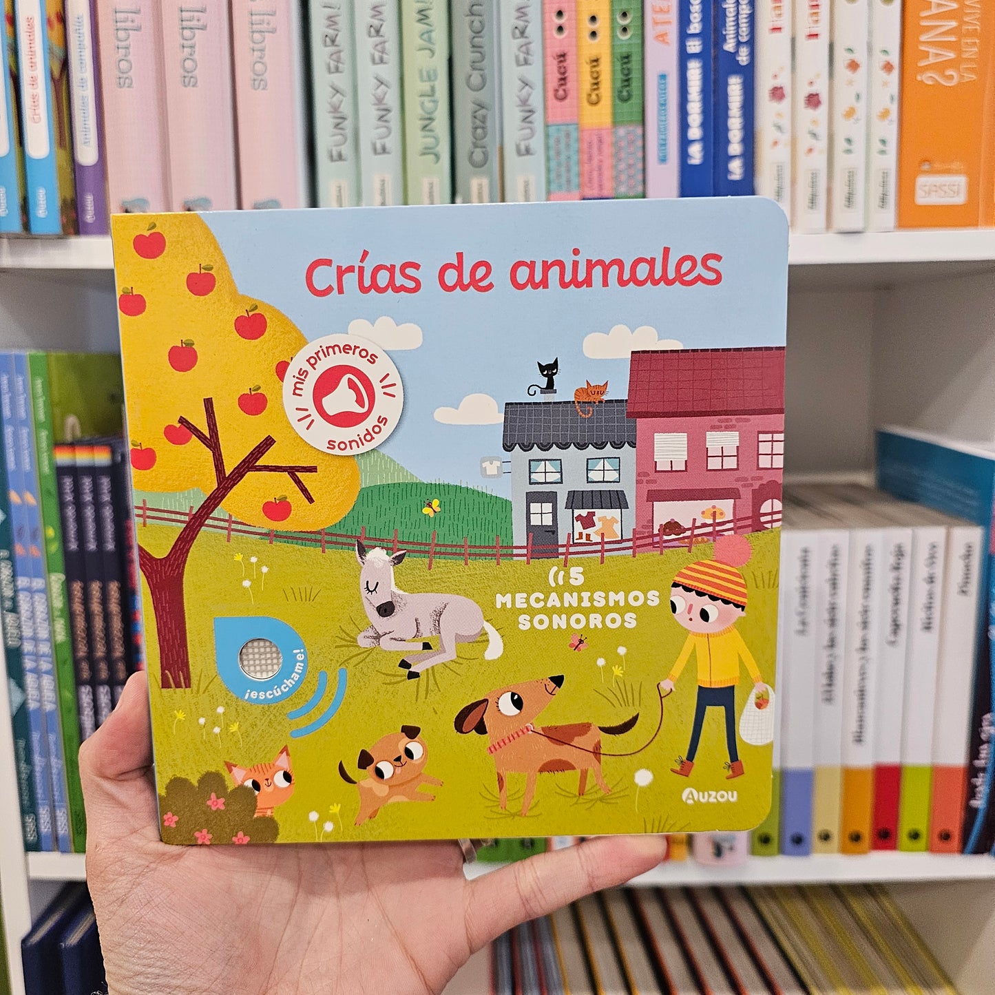 LIBRO CON SONIDOS: CRÍAS DE ANIMALES