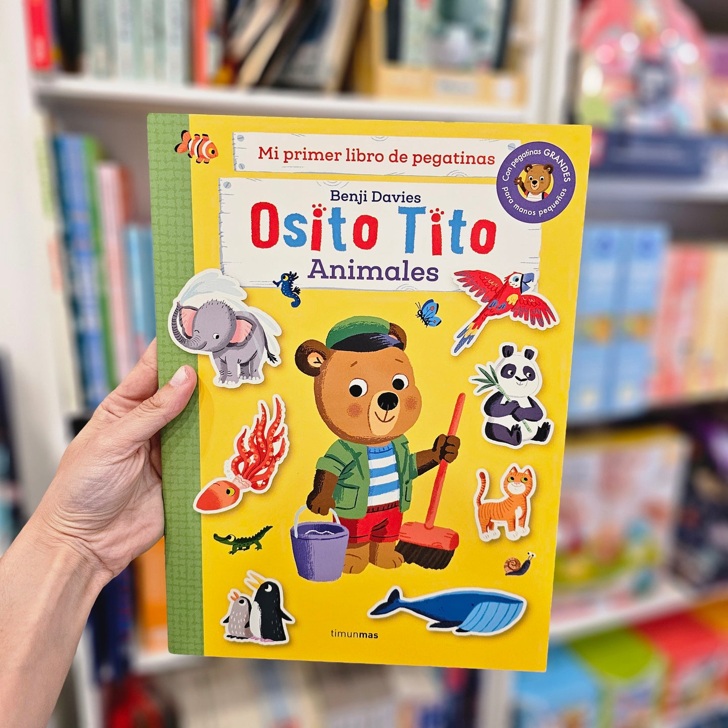 MI PRIMER LIBRO DE PEGATINAS: ANIMALES -OSITO TITO