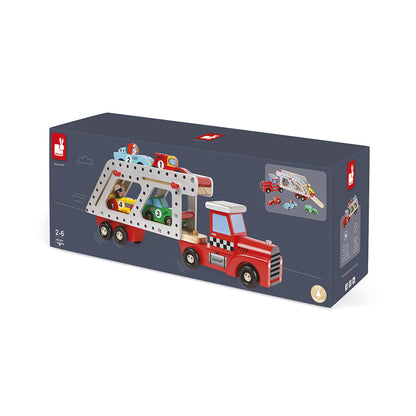 CAMIÓN PORTACOCHES + 4 COCHES - JANOD
