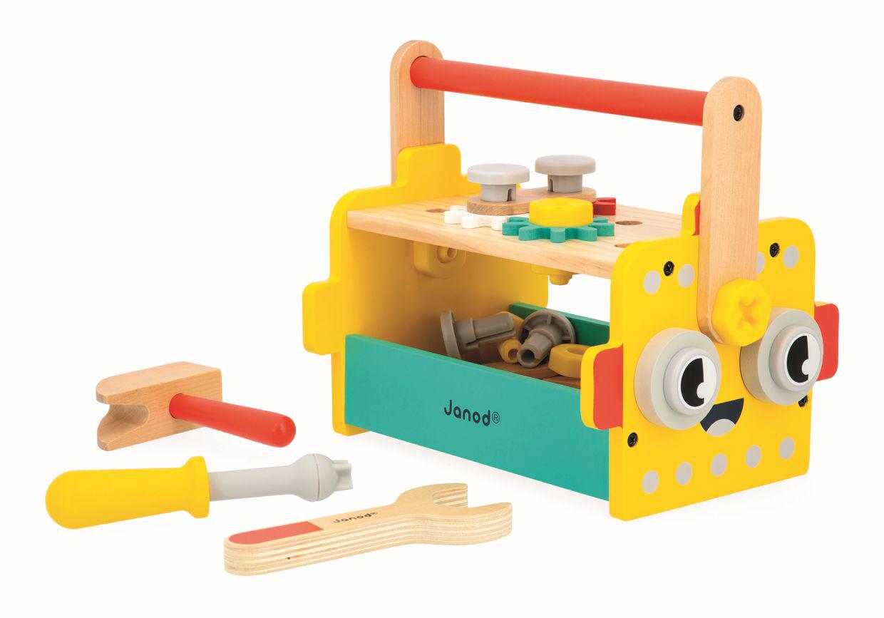 BRICO'KIDS - CAJA DE HERRAMIENTAS ROBOT - JANOD