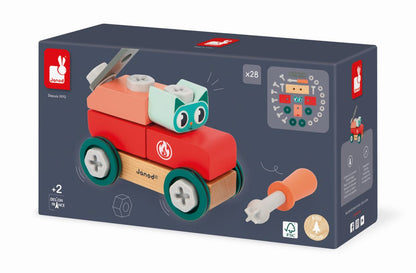 BRICO´KIDS - COCHE GATO PARA HACER BRICOLAJE - JANOD