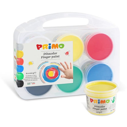 VALIJA CON PINTURA PARA DEDOS - LÍNEA PRIMO