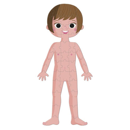 CUERPO HUMANO - 4 PUZZLES EDUCATIVOS - JANOD