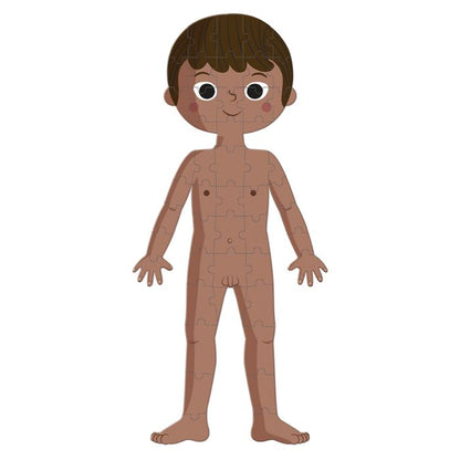 CUERPO HUMANO - 4 PUZZLES EDUCATIVOS - JANOD