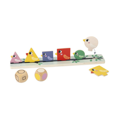 PÁJAROS - CLASIFICACIÓN DE FORMAS COLORES Y FORMAS - JUEGOS PEDAGÓGICOS ANOD