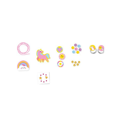 4 JOYAS DE MADERA PARA CREAR - RAINBOW LAND -